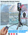 Vlogging Kit for iPhone/Android, 63”Auto Face Tracking Tripod for iPhone with Light, Wireless Microphones, Scrolling Remote Control for TikTok, Content Creator Kit for YouTube Starter