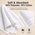 Perry Ellis 12-Pack White Handkerchiefs, Permanent Press, Satin Cord, 16x16