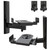 JiffyPoint Speaker Wall Mounts,Adjustable Swivel & Tilt,55 Lbs,1Pair Black