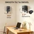 JiffyPoint Speaker Wall Mounts,Adjustable Swivel & Tilt,55 Lbs,1Pair Black