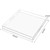 24×24 inches Oversized Clear Acrylic Ottoman Tray Extra Large Decorative Tray Spill-Proof Serving Trays with Handles King-Size Safe Edge Organizer for Coffee Table Countertop Breakfast