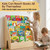 5-Tier Kids Bookshelf Montessori Wooden Bookcase Front-Facing Organizer