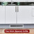 Fits 2x12 Duct Opening | Toe Kick Vent Cover by Handua | Cabinet Toe Kick Space Register Grille | HVAC Toe Space Vent Cover | Outer Dimensions: 3 3/8" X 13 3/8" | Off White