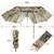 Kalkal 2 Man Tree Stand Umbrella with Heavy Duty Rod, 60" Wide Weather-Resistant Hunting Umbrella for Tree Stand Quick Set Instant Roof