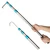 Bytcew Cargo Grabber Reach Retriever Tool, 6.3 Ft Heavy Duty Truck Bed Accessories Telescoping Pull Pole with Hooks, Used for Pickup Truck, SUV, Trailers, RVs (Stainless Steel)