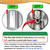 Upgraded Metal W11366438 for Whirlpool Stove Knobs Replacements,Stainless Steel Brushed,Compatible with Gas Cooktop Model:WCG55US0HS,WCG77US0HS00,Direct fit Parts:W11359382,W11505414,W11084623