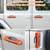 Door Handle Inserts Cover Trim+Tailgate Handle Cover for 2018-2024 Jeep Wrangler JL JLU Sports Sahara Freedom Rubicon Unlimited Gladiator JT 2-Door & 4-Door Exterior Accessories (Orange 5PCS)