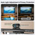 4-in-1 4K Webcam with Microphone and Speaker, Noise Cancellation, Privacy Cover, Auto Light Correction, 90° FOV , Plug & Play USB Camera with Monitor Light Bar, Webcam for PC/Meeting/Online Video
