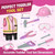 Pink Kids Tool Set with Construction Worker Costume for Girls Ages 3-5 - Toddler Dress Up Clothes, Toy Tools, Hat & Vest, Preschool Toys, STEM Educational Role Play Toys Gift