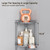 ELYKEN Corner Shower Caddy Standing, 3 Tier Metal Shower Organizer, Silver
