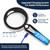 45X Magnifying Glass with Light, Rechargeable LED Magnifier for Reading