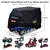 Mobility Scooter Cover,SRIMMIT Heavy Duty 420D Oxford Fabric Electric Scooter Cover, Waterproof,Anti-UV,Durable with Waterproof Strip,Reflective Strips,3 Buckles and Storage Bag 3XL（77" x 29" x 47"）