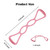 VKSG 4 Ring Adjustable Loop Resistance Bands for Working Out Walk at Home，Workout Bands Exercise Stretch Band for Women&Men Fitness, Yoga, Pilates-Non-Slip, Durable Rubber, Home/Gym Use(Pink)
