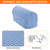 uxcell Stretch Armrest Covers Armchair Anti-Slip for Chairs Sofas Couch Arm Covers Recliner Sofa 1 Set w/Twist Pins(Denim Blue)