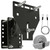 Trailer Spare Tire Mount Carrier for Utility & Boat Trailer Wheels