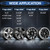Trailer Spare Tire Mount Carrier for Utility & Boat Trailer Wheels