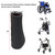 Rollator Hand Grip for Rolling Walker Replacement - Mobility Disabled Patient Handgrips Accessories, 0.78"(20mm), 2 Pcs (Black-B)