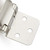 Ravinte Brushed Nickel Cabinet Hinges, 1/2 Inch Overlay, 30 Pack (15 Pairs)