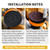 Gnellkoor Orbital Sander Metal Pad Replacement for Ridgid, 1 Pack