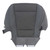 Vigoraze Front Driver Bottom Cloth Seat Cover Gray #2S or 3S Compatible with Ford F250 F350 F450 F550 2017 2018 2019 2020 2021