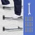 Zwinz 4-Rung Window Well Ladder, Heavy Duty Steel Ladder, Adjustable Basement Egress Ladder, Multi-Purpose Wall Muonted Ladder for Home Safety, Rv Ladder,700LBS