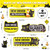 New Driver Magnet for Car, 4Pcs Black Cat Yellow New Driver Sticker Student Driver Magnet for Car, Removable Reflective Waterproof New Driver Trying My Best Funny Car Magnets