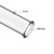 Glass extractor, 20 inches long, glass extraction filter tube, glass extraction tube, 50mm in diamete