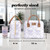 Fit & Fresh Bloomington Insulated Lunch Bag for Women w/Containers