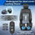 Paffenery 2026 Upgraded Cooling Car Seat Cover Front Seat, 12V-24V Ventilated Cooling Car Seat Cushion, Cooled Seat Cover for Car SUV Truck Universal Fit, Classic Black