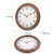 Vigorwise 14 Inch Wood Wall Clock Retro Wooden Wall Clocks Battery Operated