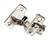 Silverline 1/2 inch Overlay Concealed Cabinet Hinges, Self-Closing Short Arm European Hinge for Face Frame Cabinets, 105Deg Opening, 35mm Cup, Screw-On Steel Hardware with Screws (6 Pack)
