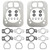 Cylinder Head Gasket Kit for Kohler 24-841-04S, 24 841 03S, 24 041 37-S, 24 041 16, 24 041 32 Kohler CH25 CH730 CH740 CV25 Engine Head Gasket Kit (2-Pack)