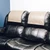 Gilprop 2 Pack Non Slip Recliner Headrest Cover 17 x 27 Inch Beige Waterproof Couch Sofa Headrest Protector Washable Leather Head Rest Cover for Furniture, Living Room, Office Chairs Accessories