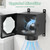 Dryer Lint Trap, Metal Dryer Duct Lint Trap Lint Catcher Collector Box with 90 Degree Dryer Vent Elbow, Secondary laundry lint catcher Connector Kit for Electric Dryer - Easy to Install & Maintain