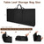 LTHCCOU Table Leaf Storage Bag Heavy Duty Waterproof Extra Large 50" Lx24 W Table Leaf Covers Protector with Reinforced Handles for Storage, Black
