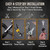 FOLUXING Heavy-Duty 32.8Ft Cable Replacement Kit, 6mm PU Coated Steel Wire Rope with 17 Pcs Accessories – Higher Tensile Strength for LAT Pulldown, Low Row, Home Gym Machine