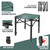 VILLEY Folding Camping Square Table, Portable Aluminum Table, Medium