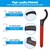 6pcs Coilover Spanner Wrench Set, C-Shape Shock Spanner Hook Wrench Tools