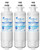 Filterlogic ADQ36006101 Water Filter, Replacement for LG® LT700P®, 3 Pack
