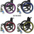 C,20in,Wheelchair Hand Push Rim Covers, 20Inch Silicone Non Slip Wear Resistant Hand Push Cover, for Improve Grip and Traction