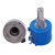 Taiss 3590S-2-103L 10K Potentiometer 10-Turn Multi Turn Rotary Wire Wound Precision Potentiometer, 10 Ring Adjustable Resistor Counting Dial Rotary Knob