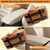 Center Console Dog Car Seat for Small Dog Cat, Luxury Vegan Leather Pet Booster Seat with Safety Leash, Portable Puppy Pet Carrier Soft-Sided Seats Up to 11lbs (Brown)