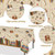 umoni Book Theme Birthday Party Supplies Retro Books Tablecloth 2Pcs Book Club Party Table Covers Reading Book Disposable Plastic Tableware for Library Book Lovers Party Decor