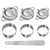 3-in-1 Stainless Steel Dumpling Maker Set - 3 Sizes with Cutters & Scoop
