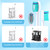 SEPORUD 6-Pack Replacement Toothbrush Heads for Waterpik Sonic Fusion 2.0
