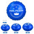 Giveuplay 5 x 5 Ft Pool Pillows for Above Ground Pools with 66 Ft Rope, 0.5mm PVC Cold-Resistant for Closing Winter, Winterize Pool Closing Kit Winter Pool Cover Pillow No Leak