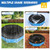 Giveuplay 5 x 5 Ft Pool Pillows for Above Ground Pools with 66 Ft Rope, 0.5mm PVC Cold-Resistant for Closing Winter, Winterize Pool Closing Kit Winter Pool Cover Pillow No Leak