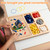 Building Baseplate Table Tray, Activity Building Tray Board, 6-Compartment