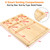 Building Baseplate Table Tray, Activity Building Tray Board, 6-Compartment