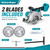 5 Inch Compact Brushless Circular Saw for Makita 18V Battery, 20mm Arbor
